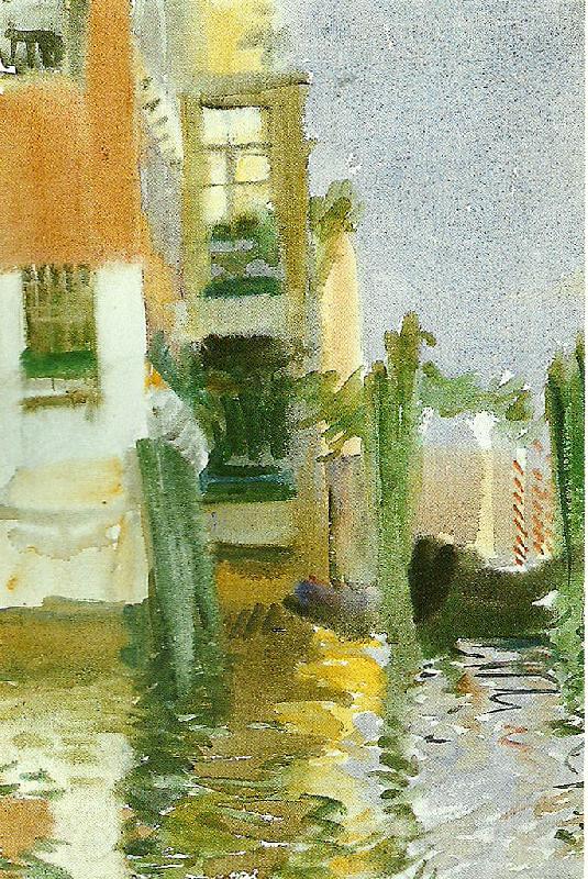 Anders Zorn venetiansk kanal Norge oil painting art